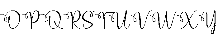 Camelia1 Font UPPERCASE