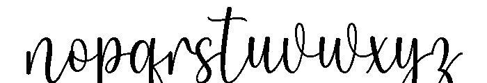 Camelia1 Font LOWERCASE