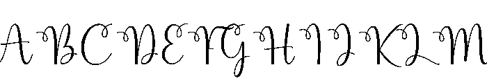 Camelia2 Font UPPERCASE