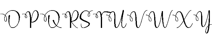 Camelia2 Font UPPERCASE