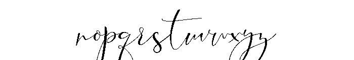 Cameliya Stark Font LOWERCASE