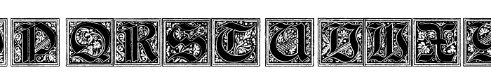 Camelot_Initials Font UPPERCASE