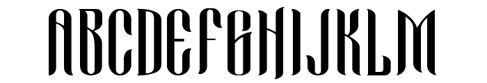 Cameo Sweet Gothic Regular Font UPPERCASE