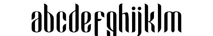 Cameo Sweet Gothic Regular Font LOWERCASE