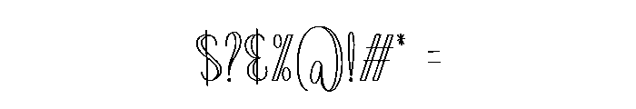 Camera Font OTHER CHARS