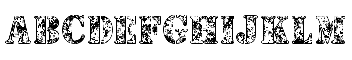 Camouflage Snow Font UPPERCASE