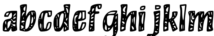Camouflage Font LOWERCASE