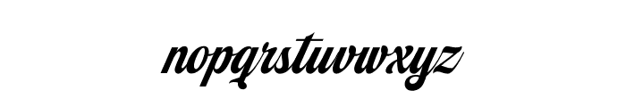 Campana Script PERSONAL USE Regular Font LOWERCASE