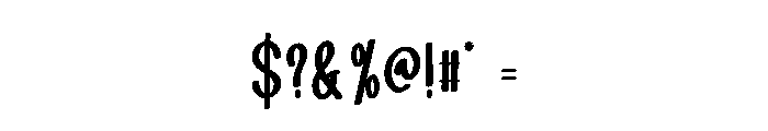 Camping Ground Font OTHER CHARS