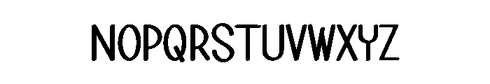 Camping Ground Font LOWERCASE