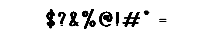 Camping Trip Font OTHER CHARS