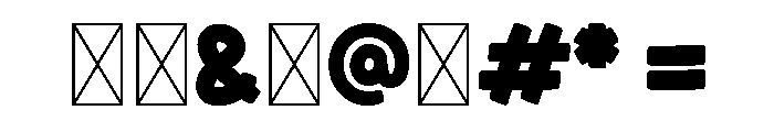 Camu Sicavest Trial Regular Font OTHER CHARS
