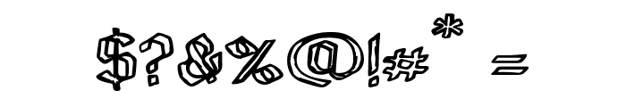 Canada Gothic Font OTHER CHARS