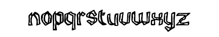 Canada Gothic Font LOWERCASE