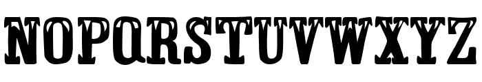 Canadian Western Font LOWERCASE