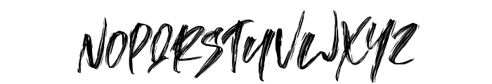 CanadianBrusher Font UPPERCASE