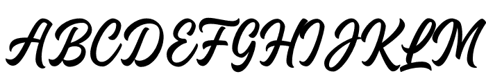 Candale Demo Font UPPERCASE