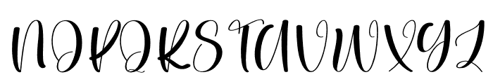 Candle Birthday Font UPPERCASE