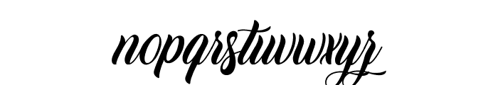 Candle Mustard Font LOWERCASE