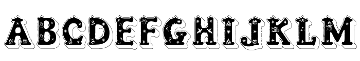Candle3d Font UPPERCASE