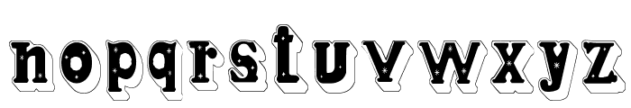 Candle3d Font LOWERCASE