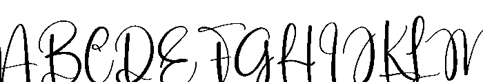 Candle Font UPPERCASE