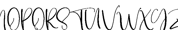Candle Font UPPERCASE