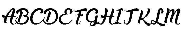 Candles in Easter Font UPPERCASE