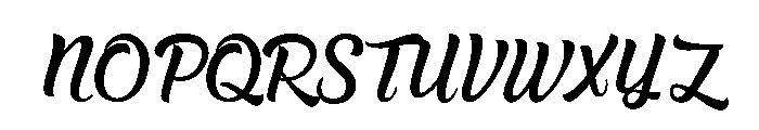 Candles in Easter Font UPPERCASE