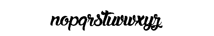 Candles in Easter Font LOWERCASE