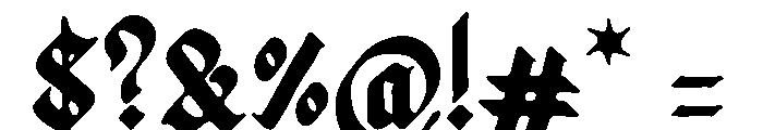 Candlix Font OTHER CHARS