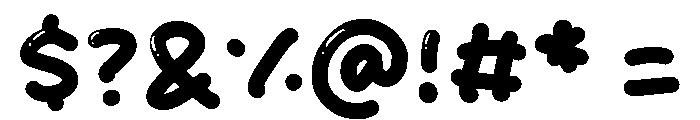 Candy Fruits Font OTHER CHARS