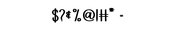 Candy Rainbow Font OTHER CHARS