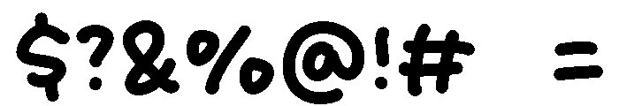 Candy Season Font OTHER CHARS
