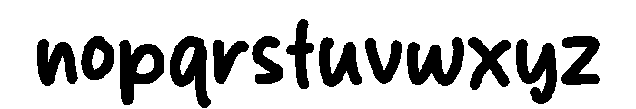 Candy Sindy Font LOWERCASE
