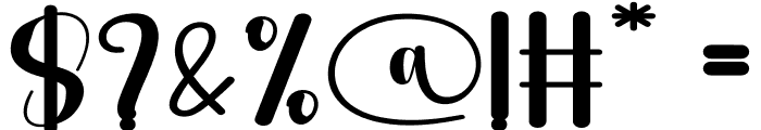 Candy1 Font OTHER CHARS