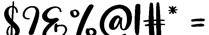 Candy2 Font OTHER CHARS