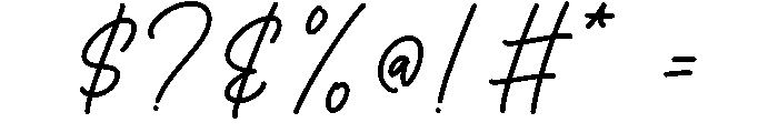 Candy3 Font OTHER CHARS