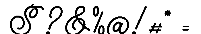 Caniora Florents Font OTHER CHARS