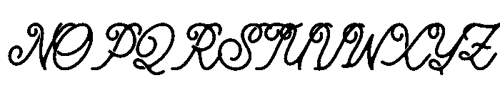 Caniora Florents Font UPPERCASE