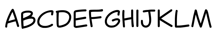 Canted Comic Regular Font UPPERCASE