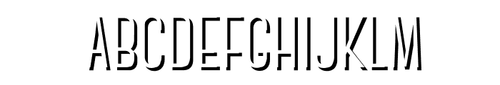 CanterBoldShadow Font UPPERCASE
