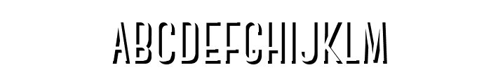 CanterBoldShadow Font LOWERCASE