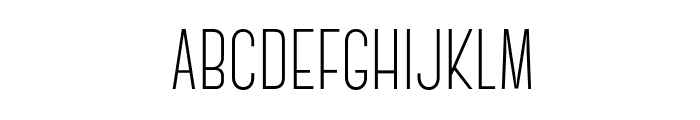 CanterLight Font LOWERCASE