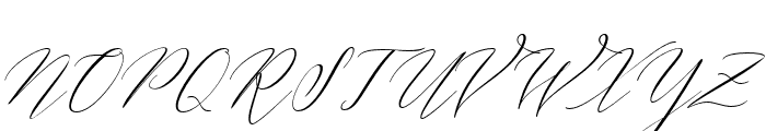 Cantona Slant Slant Font UPPERCASE