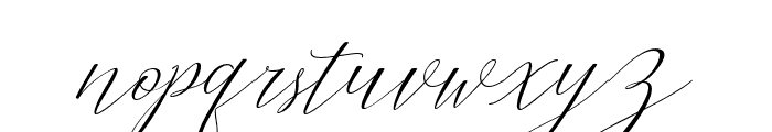 Cantona Slant Slant Font LOWERCASE
