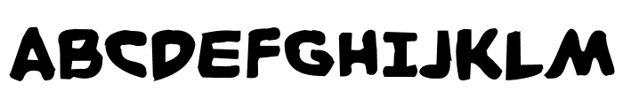 Caped Crusader Warped Font UPPERCASE