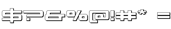 Capella 3D Regular Font OTHER CHARS