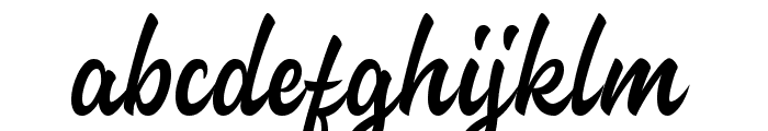 Capenhood HandLetter Free Font Regular Font LOWERCASE