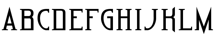 Capitel Gothick Regular Font UPPERCASE